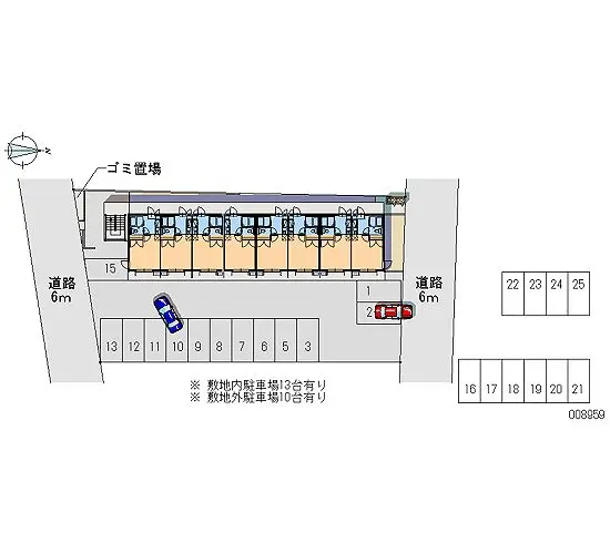 ★手数料０円★京都郡苅田町与原２丁目　月極駐車場（LP）